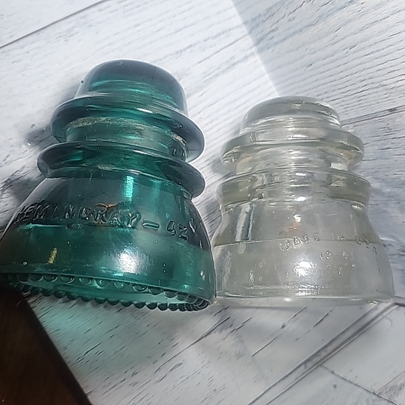 insulators, Two! 1940's - Picture 4 of 4